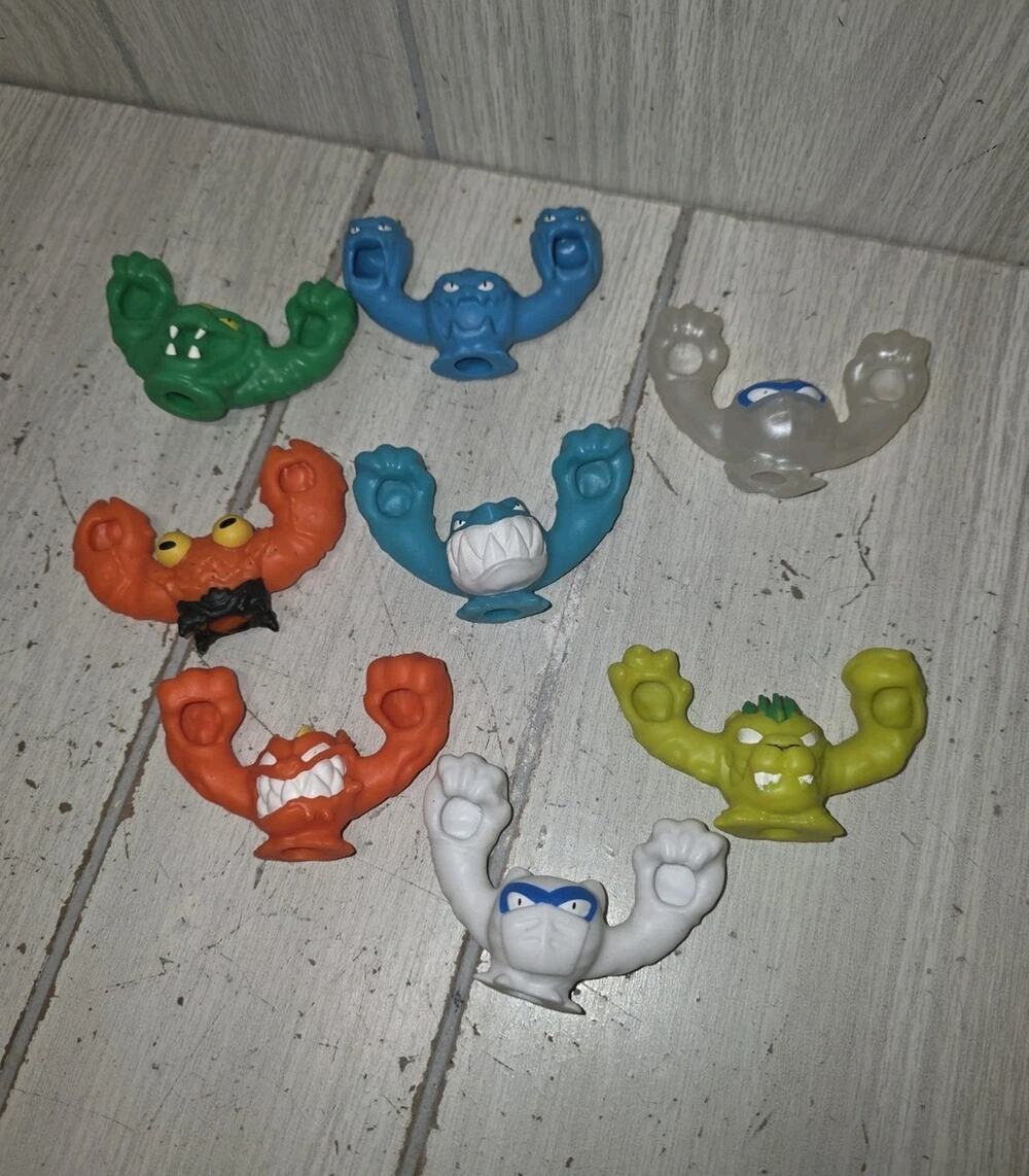 Heroes of Goo Jit Zu Meteor Madness Goo-Slingers Set Of 8 Stretch And Launch
